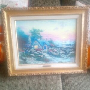 Thomas Kinkade Cottage by the sea